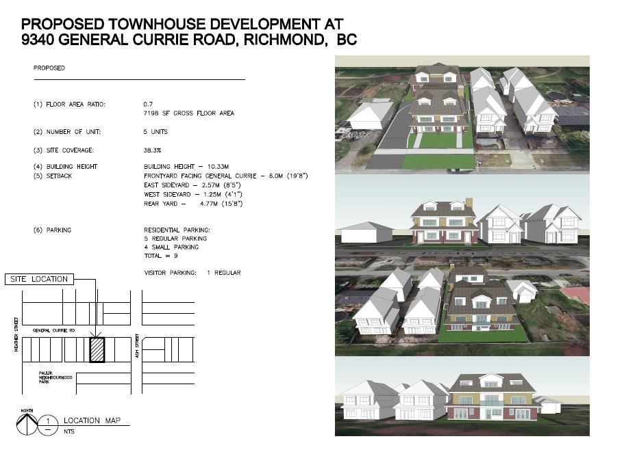5 Units Townhouse – 9430 General Currie Road